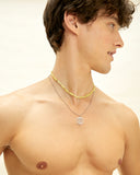 Bamboo bead nacklace - Matcha