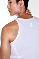 Crop Tank Top - White