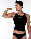 Crop Tank Top - Black