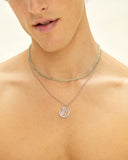 Bamboo bead nacklace - Icicle
