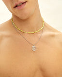 Bamboo bead nacklace - Matcha