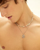 Bamboo bead nacklace - Avocado